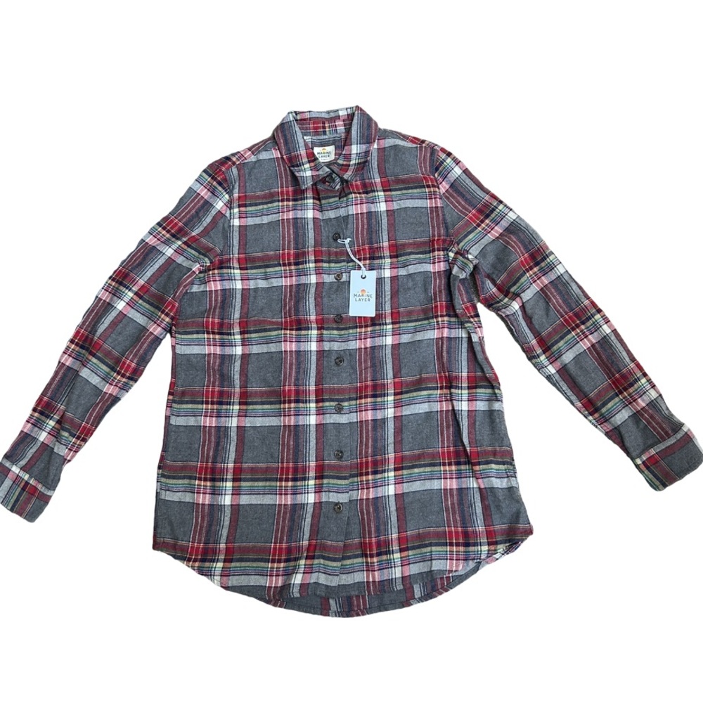 NWT Marine Layer Viola LS relaxed shirt
